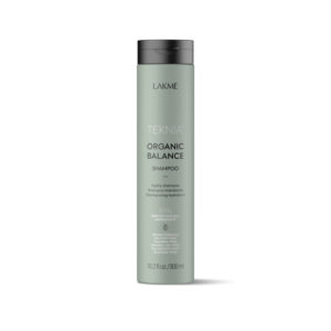 Lakme Teknia Organic Balance Shampoo 300 ml. Återfuktande shampoo för alla hårtyper, finns hos frisorgrossen.