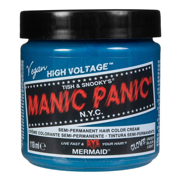 Mermaid från Manic Panic, semi-permanent vegansk hårfärg, finns hos Frisögrossen