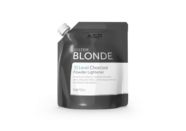 A.S.P SYSTEM BLONDE 10 Level Charcoal Powder Lightener 500g